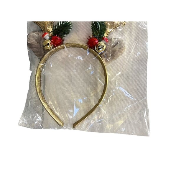 Festive Reindeer Antler Headband – NEW – Holiday Christmas Costume Accessory - Picture 7 of 8